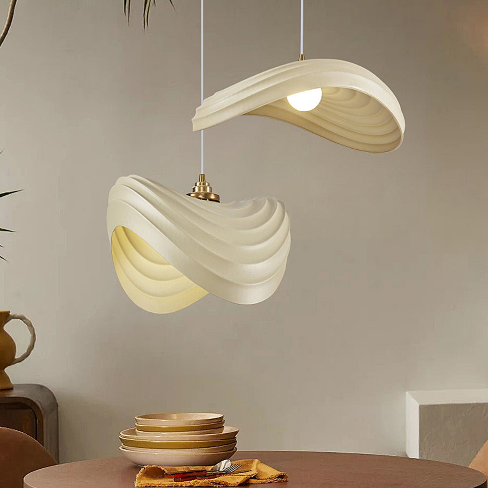 Renée Moderne LED Hanglamp Metaal/Stof Wit/Beige/Groen Slaapkamer