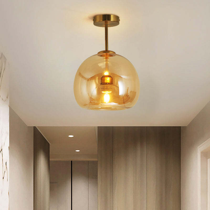 Sanna Moderne Ronde LED Plafondlamp Goud/Zwart Metaal/Glas Slaap/Eet/Woonkamer