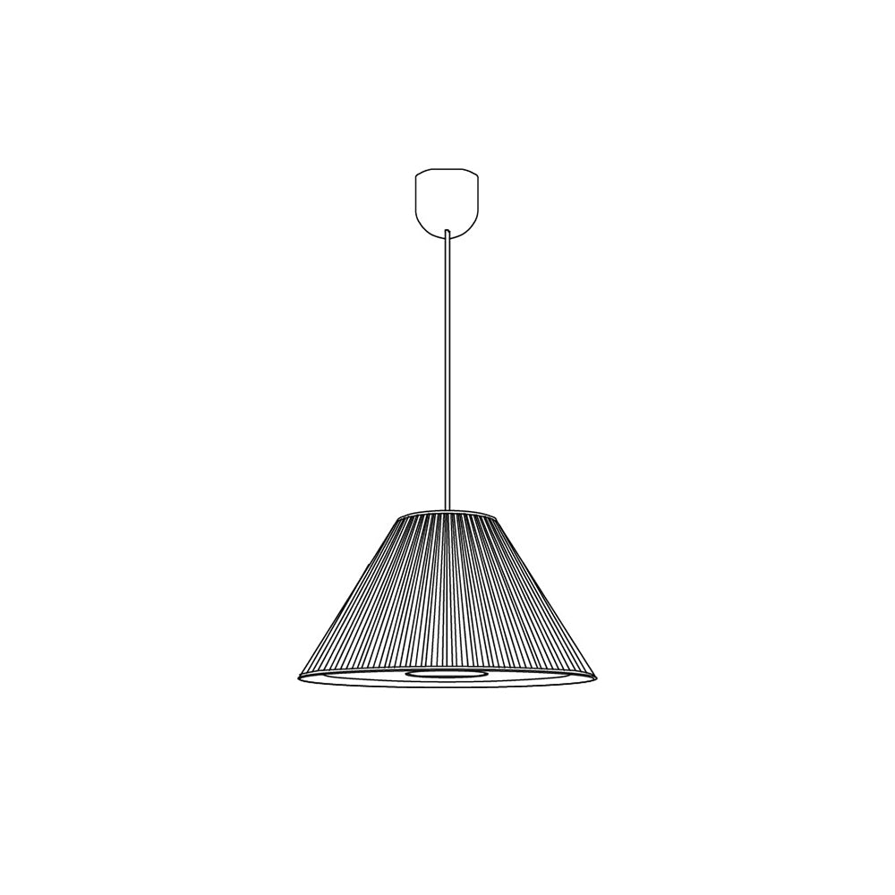 Renée Moderne Design LED Geplooide Hanglamp Metaal/Stof Woonkamer/Eetkamer/Slaapkamer