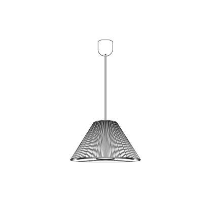 Renée Moderne Design LED Geplooide Hanglamp Metaal/Stof Woonkamer/Eetkamer/Slaapkamer