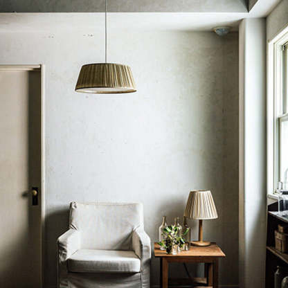 Renée Moderne Design LED Geplooide Hanglamp Metaal/Stof Woonkamer/Eetkamer/Slaapkamer