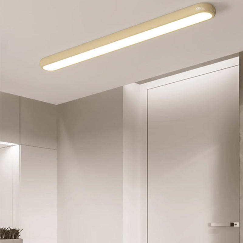 Ozawa Moderne LED Plafondlamp Metaal Acryl Zwart Geel Woonkamer