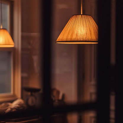 Renée Moderne Design LED Geplooide Hanglamp Metaal/Stof Woonkamer/Eetkamer/Slaapkamer