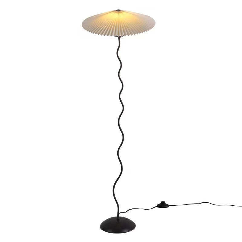 Ozawa Moderne LED Vloerlamp Rood/Oranje/Wit Metaal/Stof Woon/Eet/Slaapkamer
