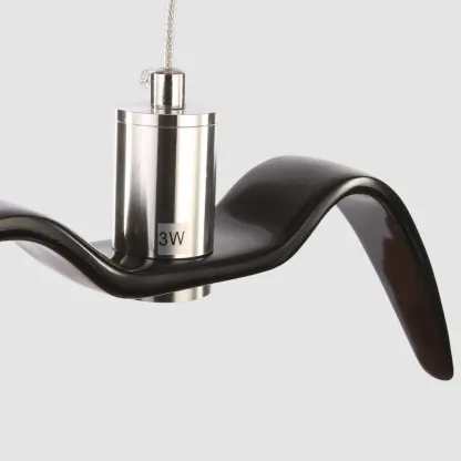 Orr Unusual Metal Resin Pendant Light Bedroom Living Room