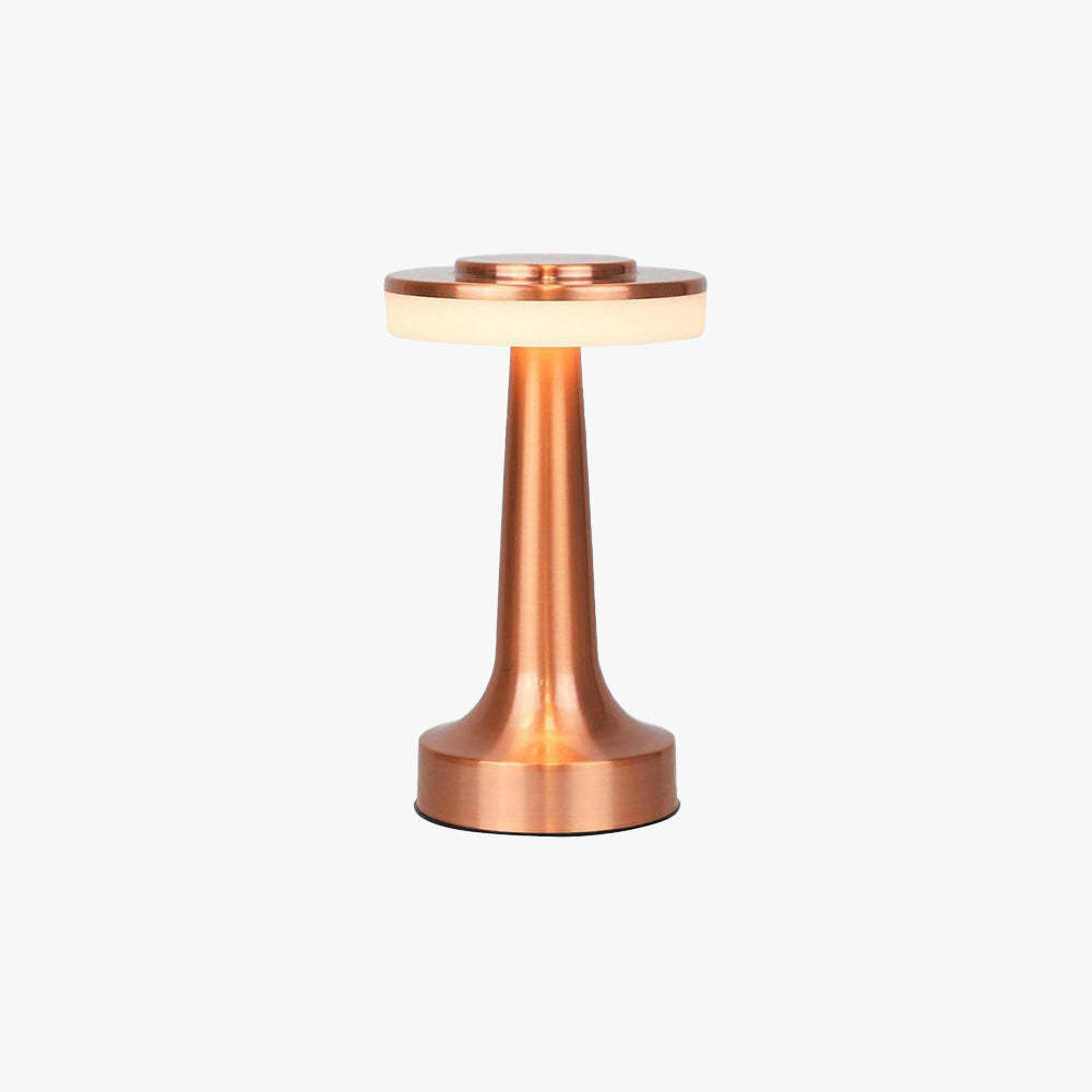 Salgado Ronde LED Tafellamp Goud Zilver Metaal Acryl Zilver Eetkamer
