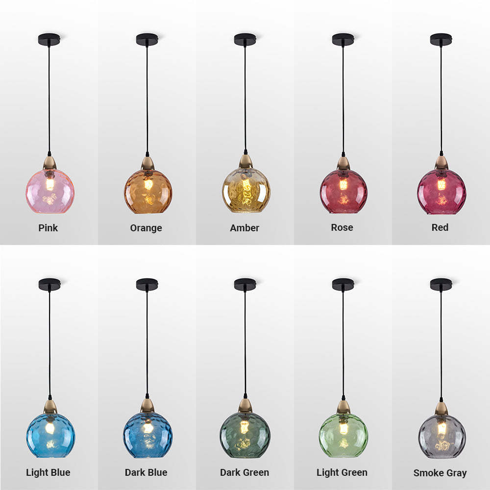 Hailie Design Grote Ronde LED Hanglampen Metaal Glas Eetkamer