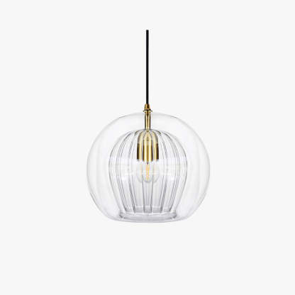 Hailie Modene Bol LED Hanglamp Metaal/Glas Helder/Amber Slaap/Eet/Woonkamer