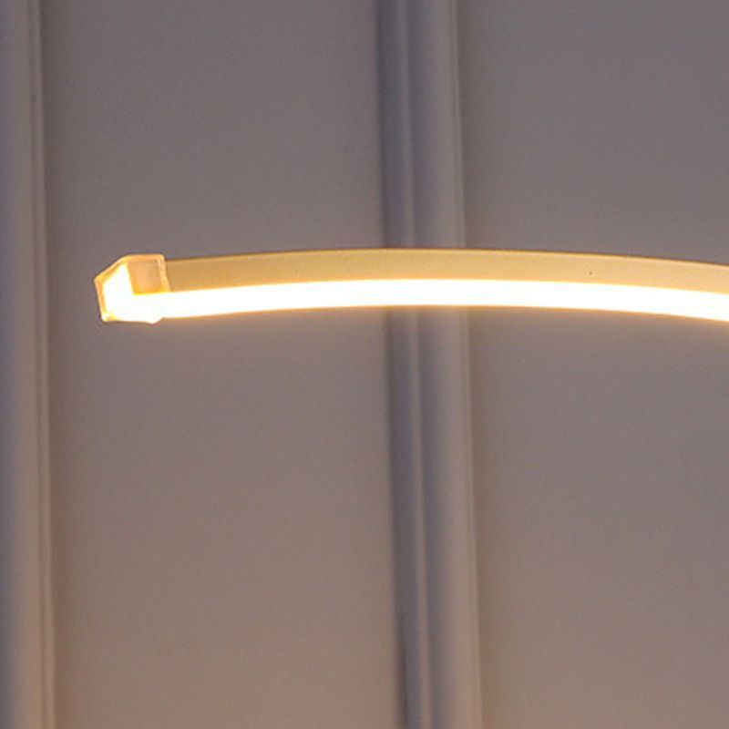 Edge Modern Nachtkastje Vloerlamp Zwart Marmer/Acryl