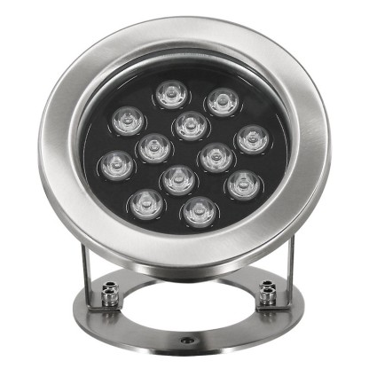 Orr Moderne Cilinder LED Buitenlamp Metaal/Glas Silver Tuin/Stoeprand/Balkon