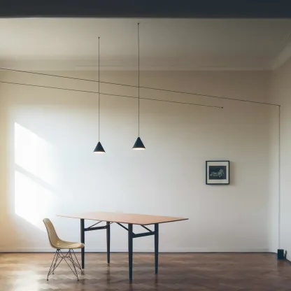 Hailie Modern Minimalism Round Metal Pendant Light Bedroom Hallway