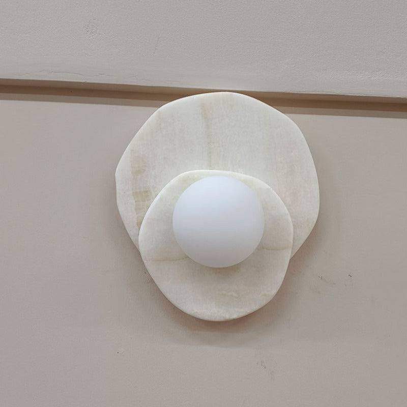 Meza Frans LED Rock Glas Binnen Wandlampen Woonkamer