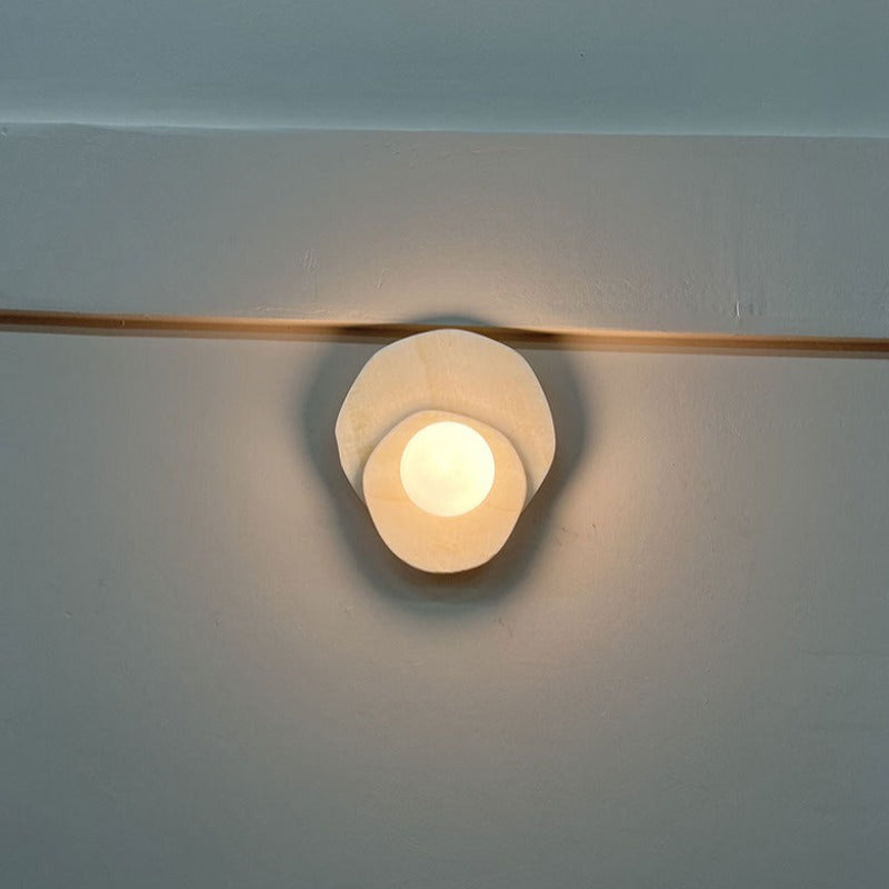 Meza Frans LED Rock Glas Binnen Wandlampen Woonkamer