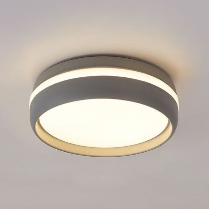 Quinn Moderne Design LED Plafondlamp Metaal Acryl Zwart Woonkamer