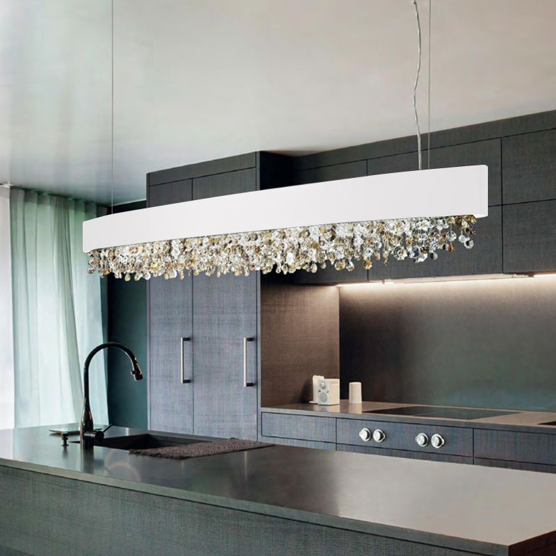 Marilyn Moderne Crystal Hanglamp Zwart/Wit/Bruin/Goud Keuken
