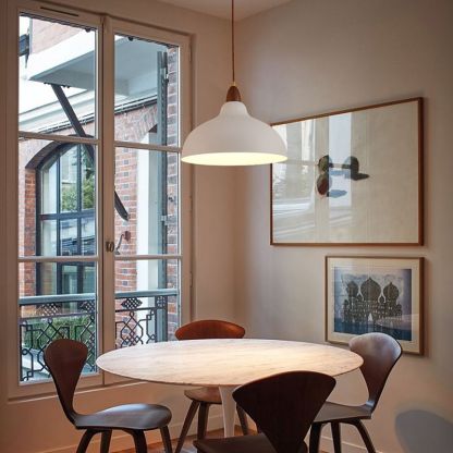 Morandi Moderne LED Hanglamp Kap Metaal Zwart/Wit Slaap/Woon/Eetkamer
