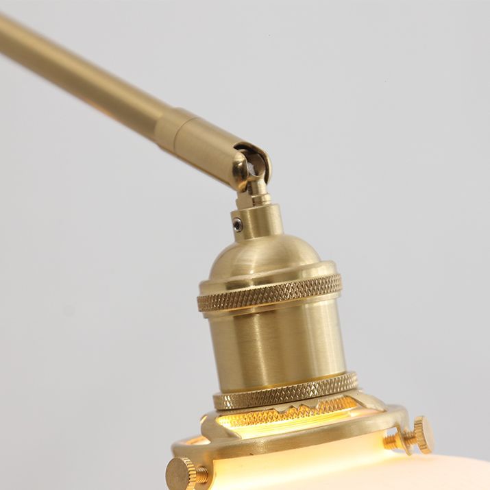 Carins Moderne Design Wandlamp Trommel Keramiek Metaal Verstelbaar Wit Slaapkamer/Woonkamer