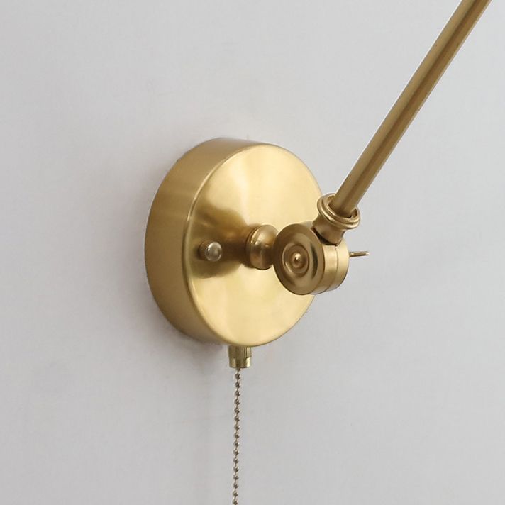 Carins Moderne Design Wandlamp Trommel Keramiek Metaal Verstelbaar Wit Slaapkamer/Woonkamer