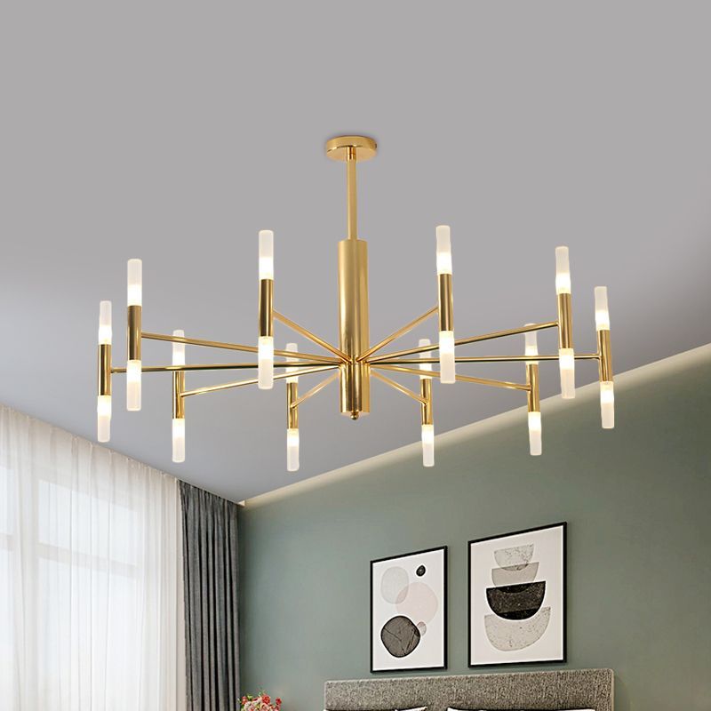 Marilyn Moderne Design LED Kroonluchter Goud Metaal Woonkamer Slaapkamer