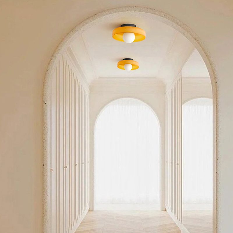 Morandi Design Ronde LED Buitenlamp Metaal/Glas Wit/Groen/Oranji Slaap/Woon/Eetkamer