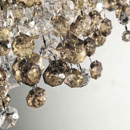 Marilyn Moderne Crystal Hanglamp Zwart/Wit/Bruin/Goud Keuken