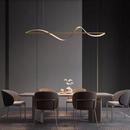 Louise Design LED Hanglamp Zwart/Goud Metall/Acryl Slaap/Eet/Woonkamer
