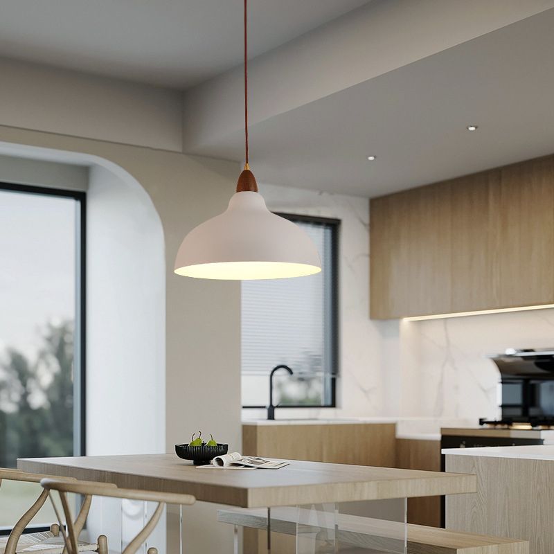 Morandi Moderne LED Hanglamp Kap Metaal Zwart/Wit Slaap/Woon/Eetkamer
