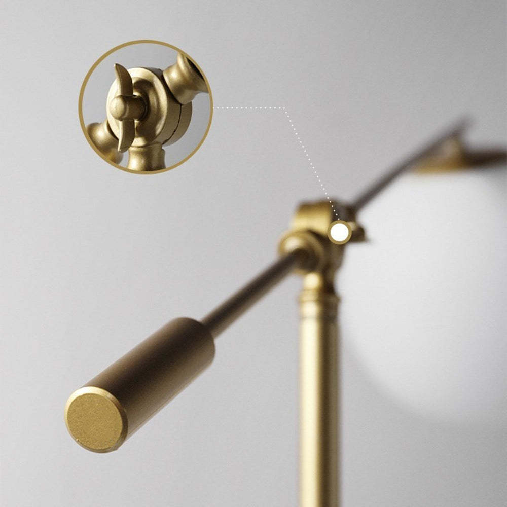 Valentina Moderne Bolvormige Vloerlamp Goud Metaal/Glas Slaapkamer