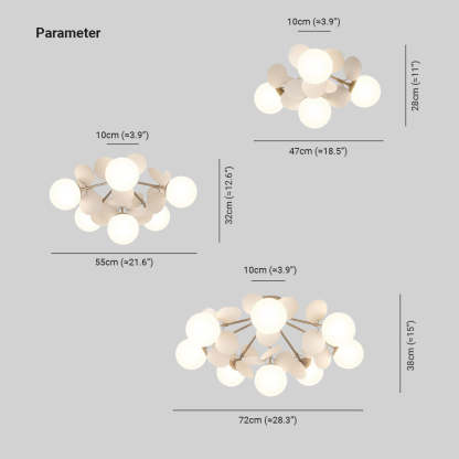Jevon Design LED Hanglamp Acryl/Glas Woonkamer/Slaapkamer/Kinderkamer