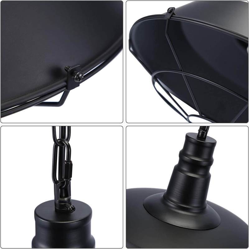 Alessio Rustieke Industriële Hanglamp Voor Zwart En Roest