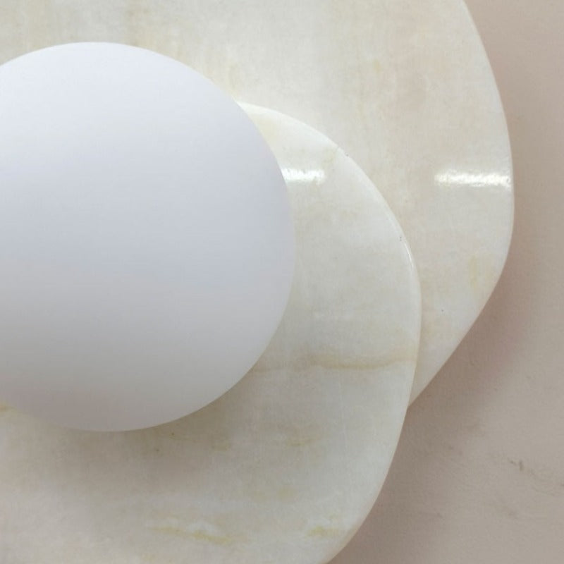Meza Frans LED Rock Glas Binnen Wandlampen Woonkamer
