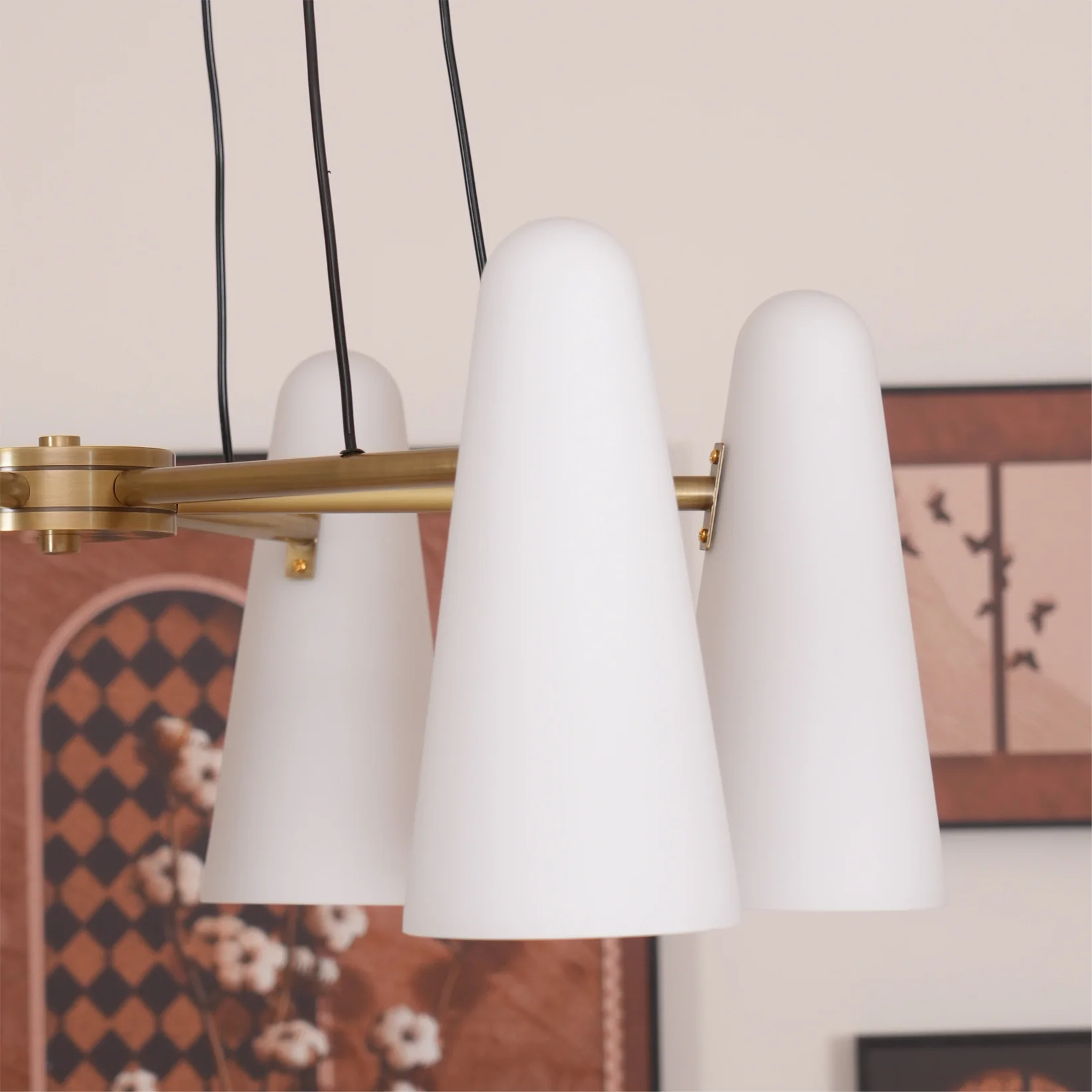 Alessio Minimalism Metal Glass Pendant Light Dining Room Bedroom