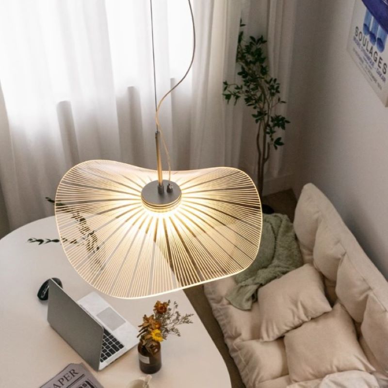 Renée Ontwerp Lotusblad Metaal Acryl LED Hanglampen Slaapkamer
