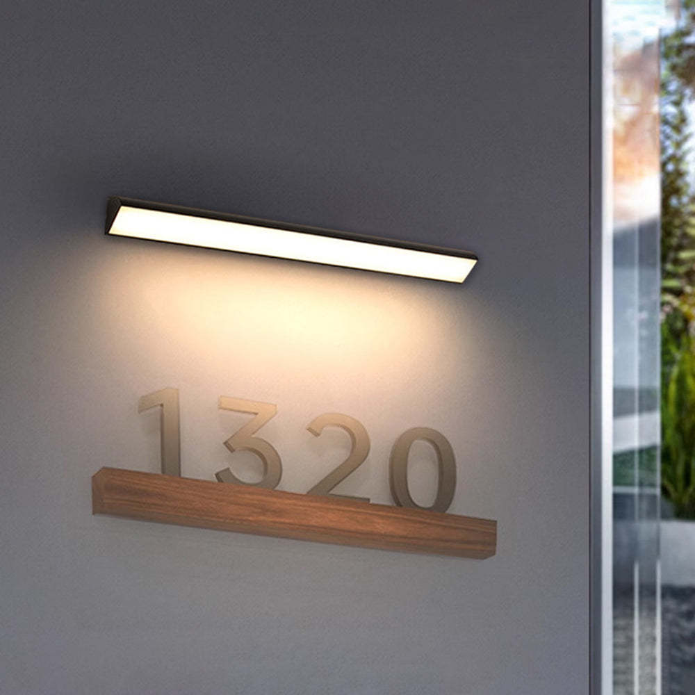 Edge Moderne Tri-Rrism LED Buitenlamp Zwart Metaal/Acryl Tuin