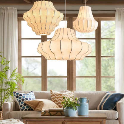 Renée Design LED Hanglamp Wit Metaal/Stof Slaap/Eet/Woonkamer
