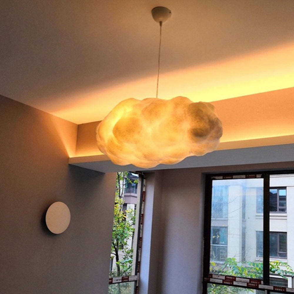 Minori Design Cloud LED Hanglamp PVC/Katoen Wit Slaap/Eet/Woonkamer