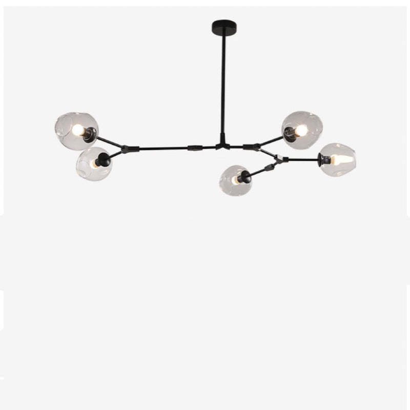 Valentina Ronde LED Hanglampen Metaal Glas Slaapkamer Woonkamer