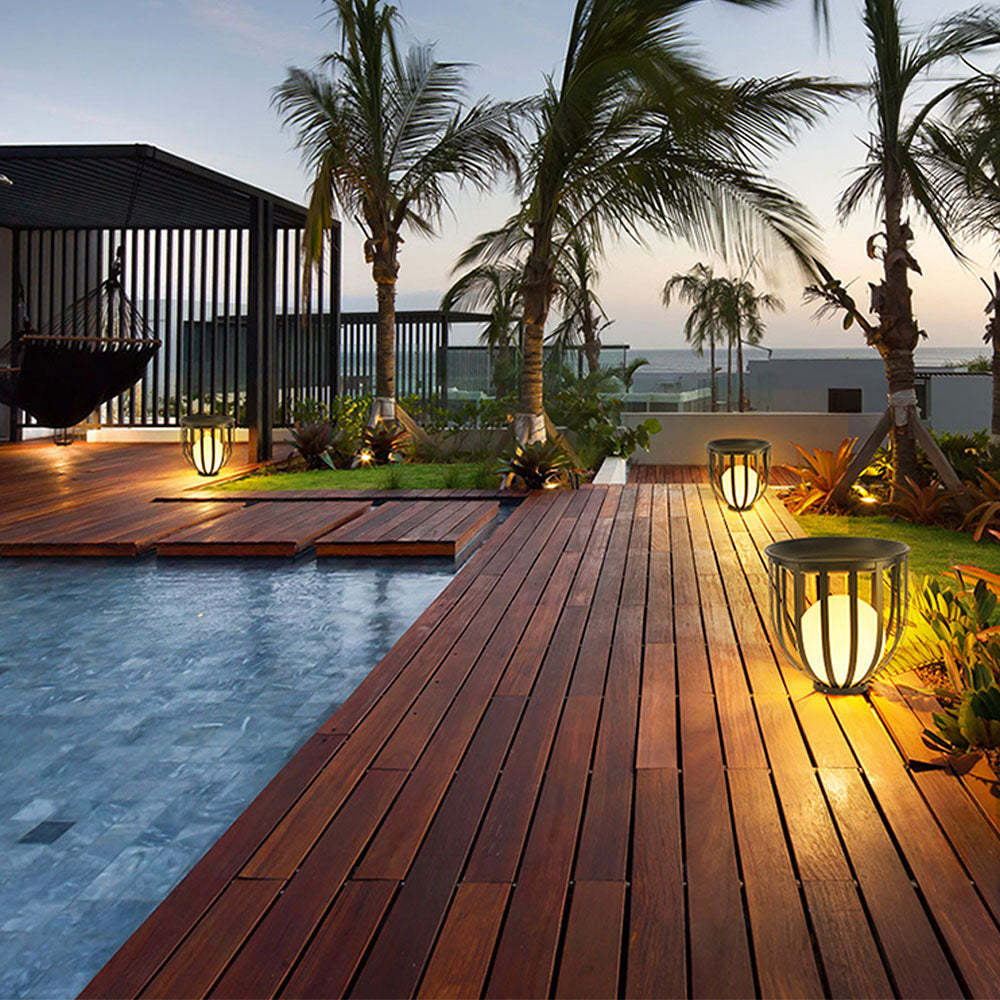 Moderne LED Buitenlamp Metaal Zwart Tuin/Stoeprand/Balkon | Las Sola