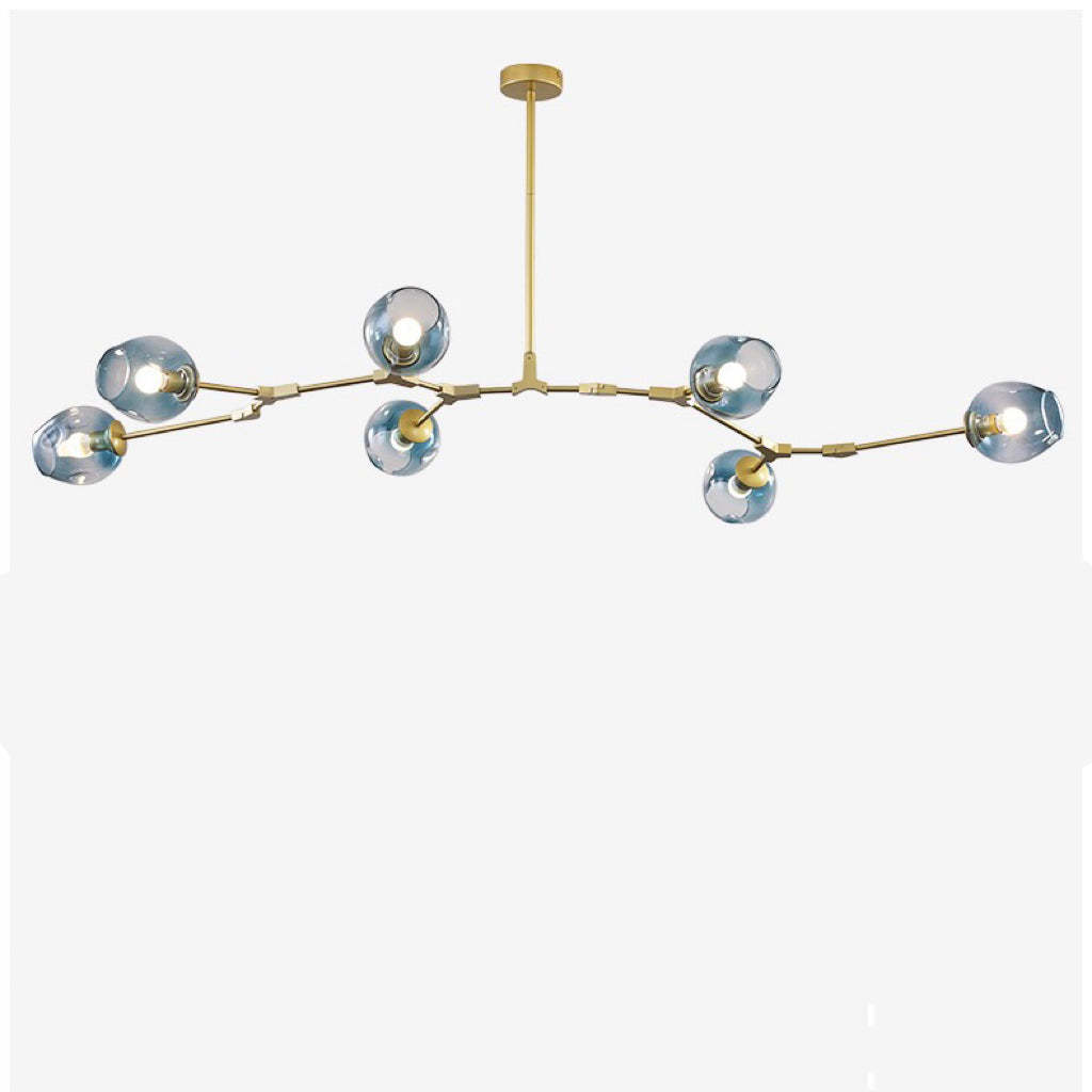 Valentina Ronde LED Hanglampen Metaal Glas Slaapkamer Woonkamer