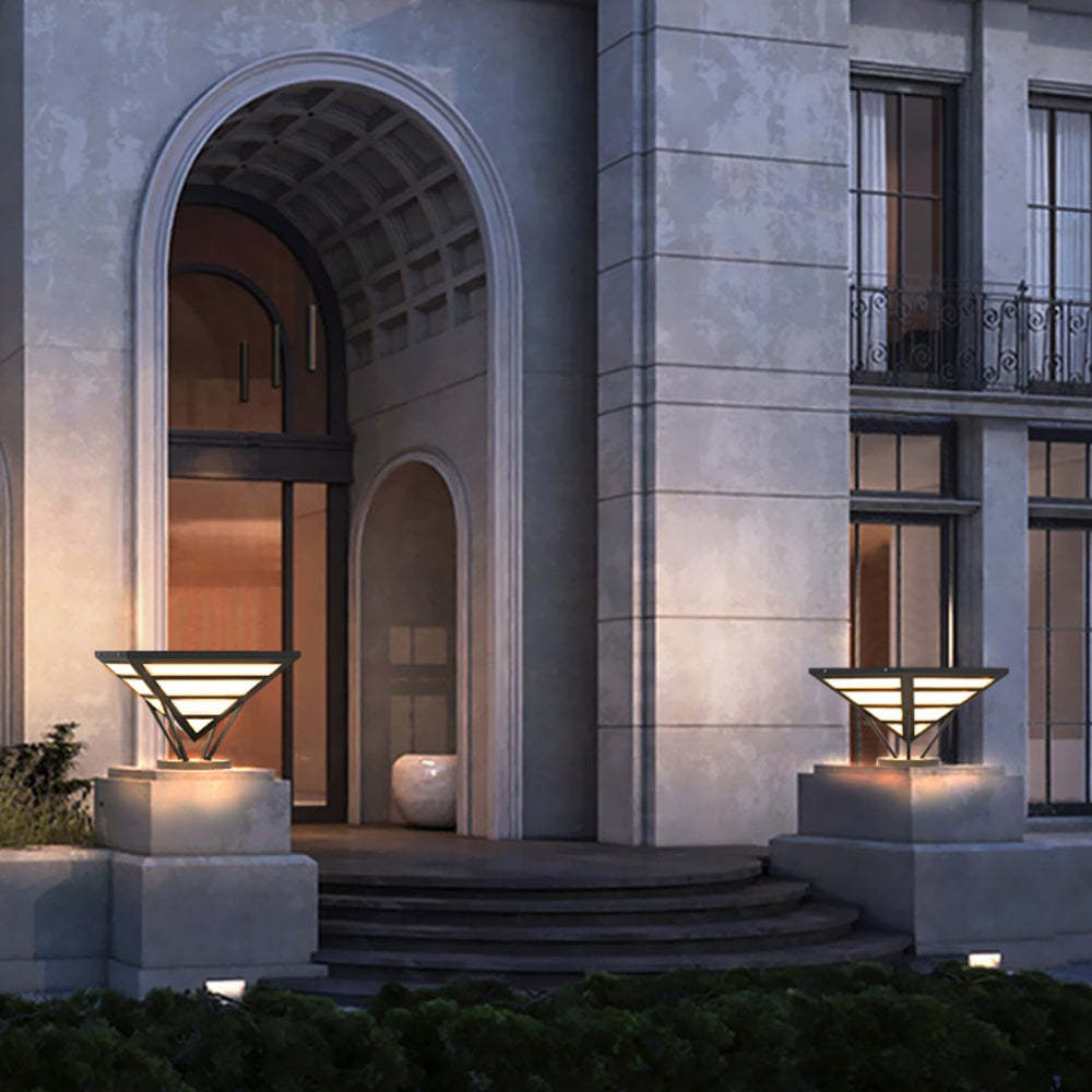 Riley Moderne Kleine Design LED Buitenlamp Metaal Zwart Buiten