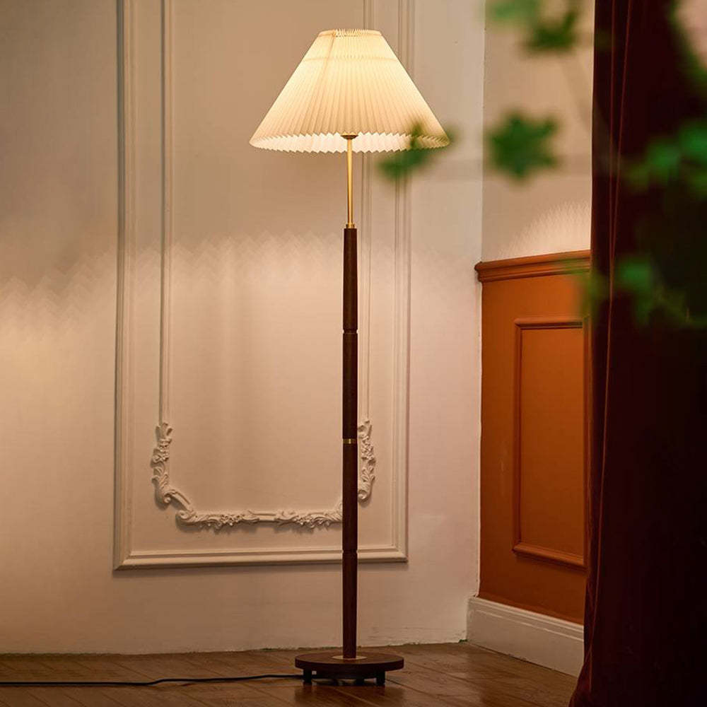 Ozawa Moderne Design Eenvoudig Notenhout/Metaal/Stof Tafel/Vloerlamp Woonkamer