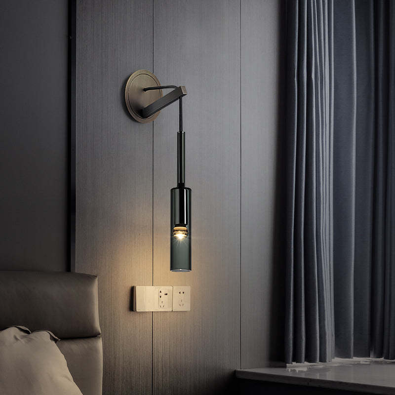 Sanna Kleine LED Hanglampen Wandlampen Zwart Glas Metaal Eetkamer