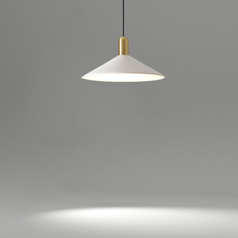 Carins Kegelvormig Design LED Hanglampen Zwart Wit Goud Metaal Eetkamer