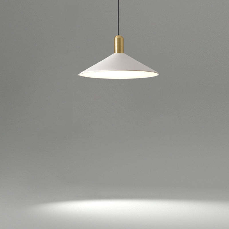 Carins Kegelvormig Design LED Hanglampen Zwart Wit Goud Metaal Eetkamer