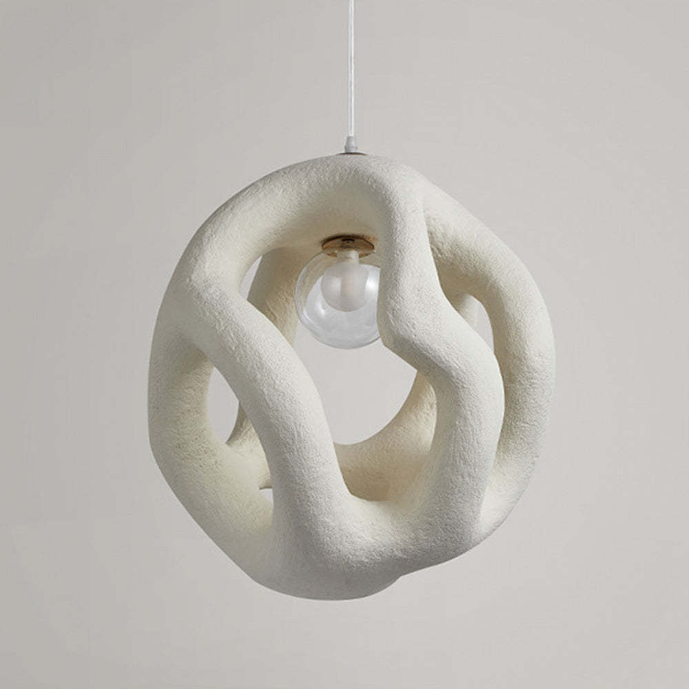 Byers Moderne Onregelmatige LED Hanglamp Wit/Zwart Resin Binnen