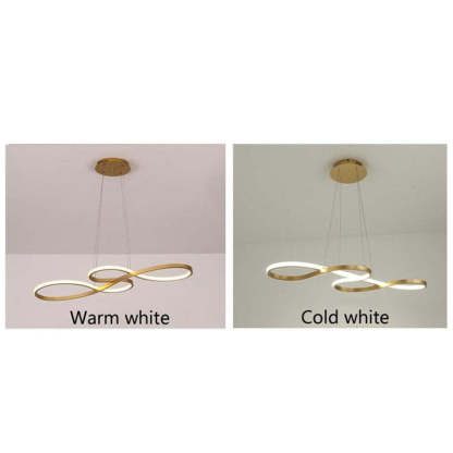 Louise Design LED Hanglamp Metal/Silicone Zwart/Wit/Goud Slaap/Eet/Woonkamer