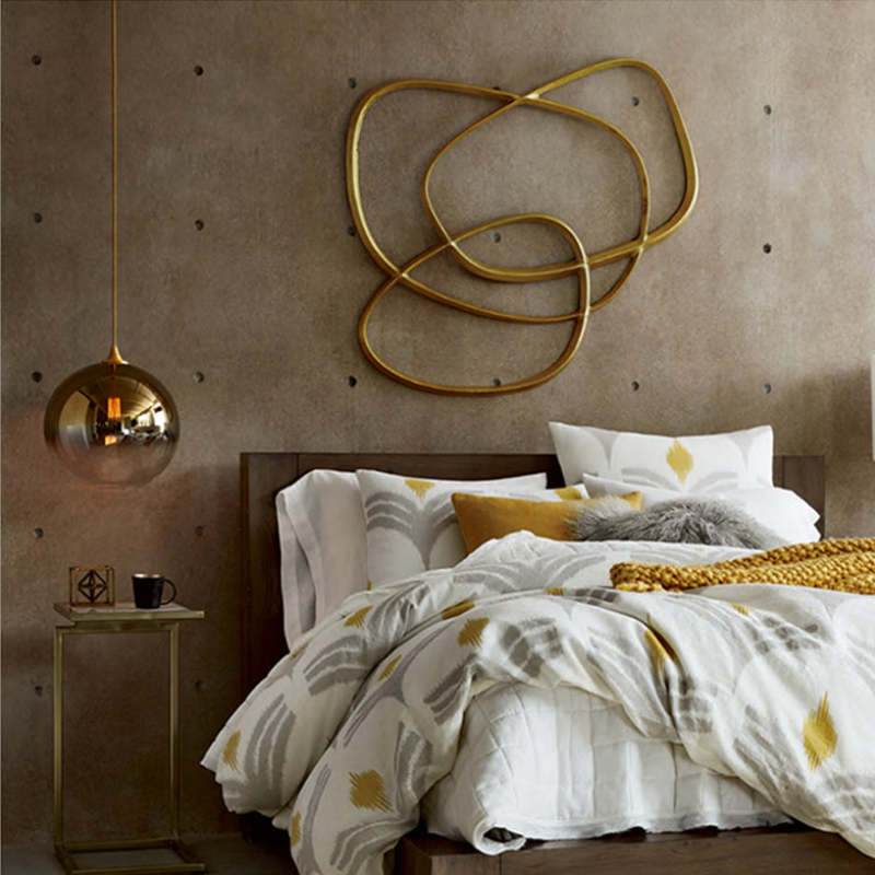 Levy Modern Sferisch Hanglampen Goud Zilver Glass Woonkamer