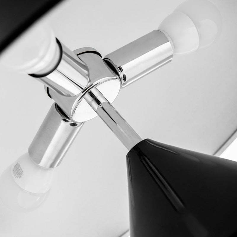 Quinn Mushroom LED Zwart Wit Goud Tafellampen Metaal Eetkamer