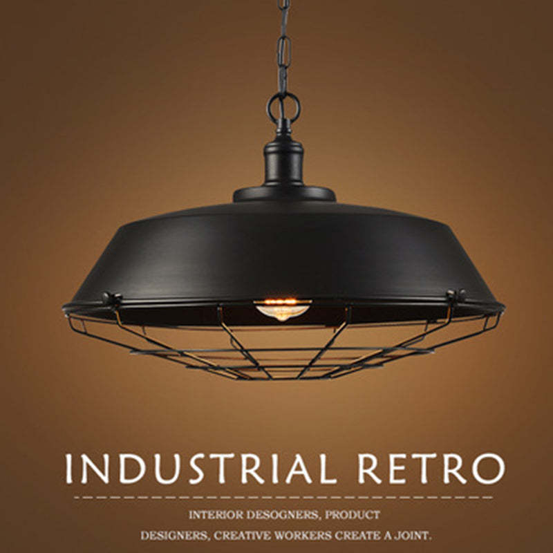 Alessio Rustieke Industriële Hanglamp Voor Zwart En Roest