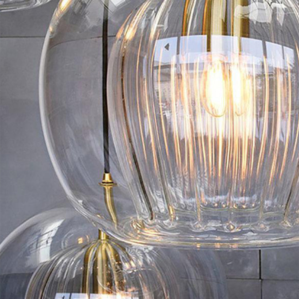 Hailie Modene Bol LED Hanglamp Metaal/Glas Helder/Amber Slaap/Eet/Woonkamer